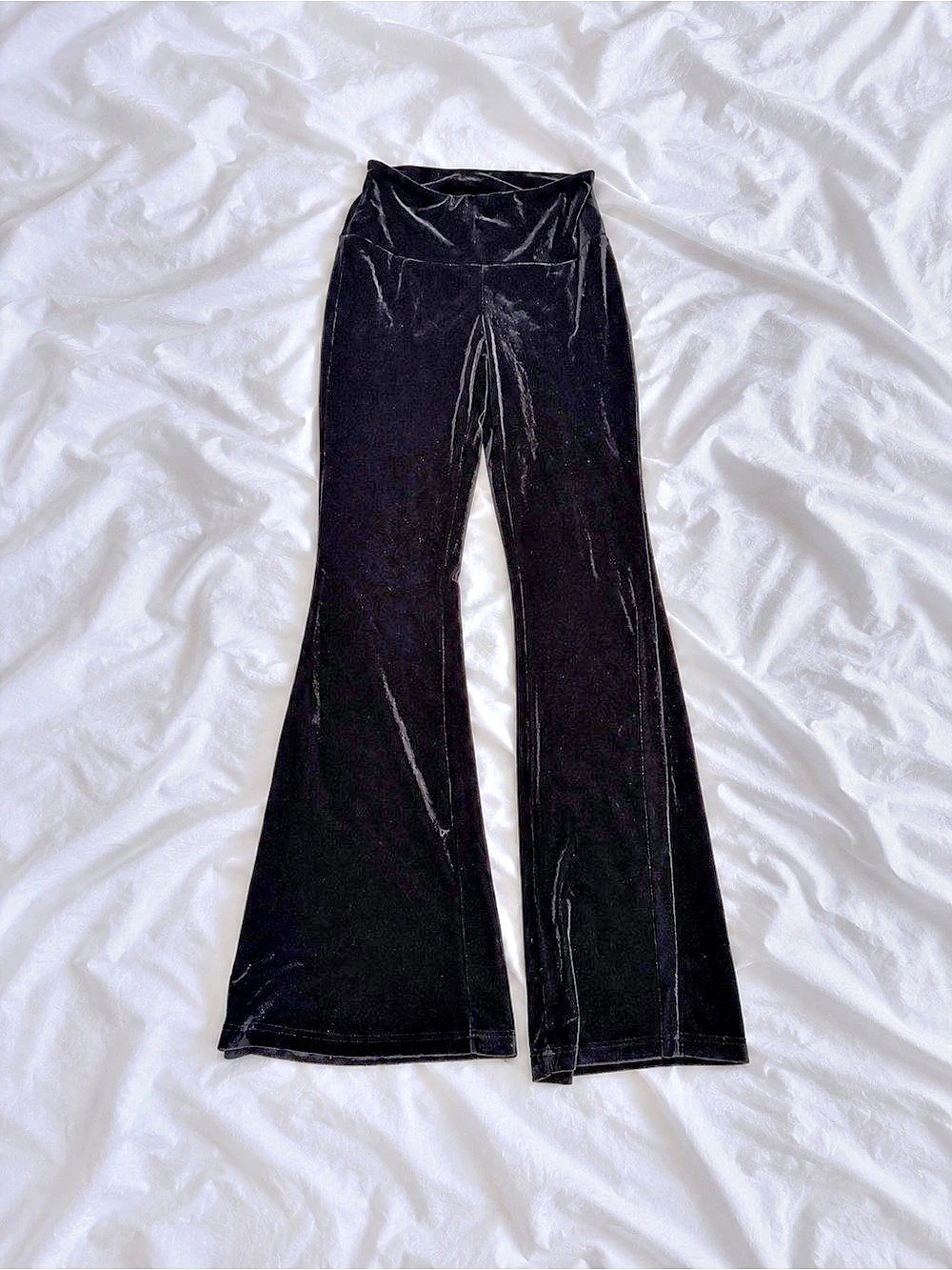Juicy Couture Velour Flare Track Pants Black